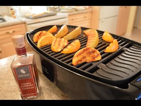 How to Cook Grilled Orange & Cantaloupe with Napa Valley Cherry Cabernet Caramel: CWK