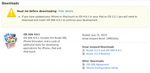iOS 4.01 SDK Released - 9to5Mac