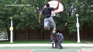 Dunk practice makes contest perfect 💥🏀 via Team Flight Brothers: World's Best Dunkers | Whistle Sports