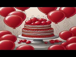 Happy Birthday Song with Lyrics 🎵 | Sing Along Birthday Music