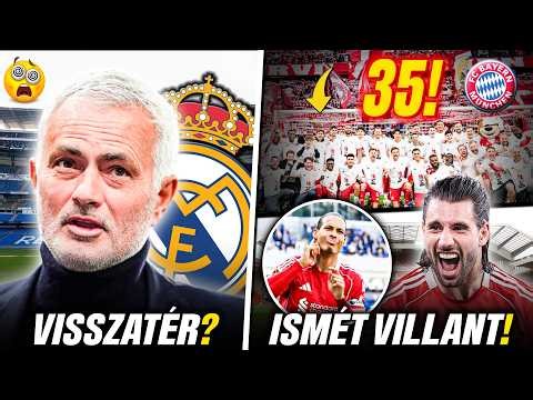 Mourinho VISSZATÉRHET a Real Madridhoz! Szoboszlai GYŐZTES GÓLPASSZA! BAJNOK a Bayern München!