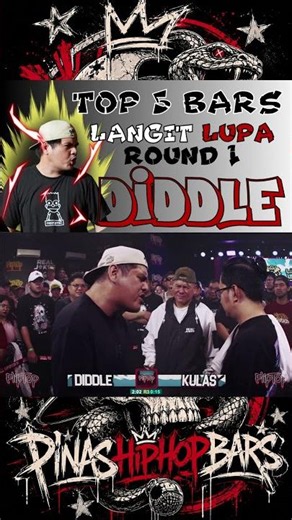 DIDDLE TOP 5 BARS | FLIPTOP | LANGIT LUPA TOURNAMENT