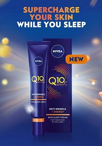 169K views · 27 shares | It's time for your skin to wake up feeling supercharged! Apply the ALL-NEW Q10PlusC Energy Skin Sleep Cream before bedtime and supercharge your mornings. | NIVEA | Facebook