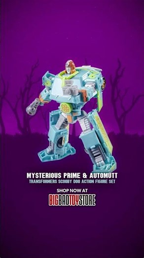 Transformers Mysterious Prime & Automutt Action Figure Set