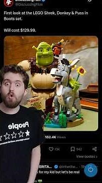 First look at the LEGO Shrek, Donkey & Puss in Boots set