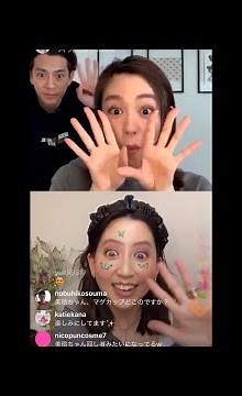 【三浦翔平 再登場】桐谷美玲 河北麻友子 微笑ましい夫婦ですね！