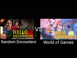Hello neighbor Song - What's in your Basement Part 3 (Random Encounters vs World of Games)