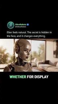 This Robot Companion Looks Almost Human (Ellen Is Next Level)