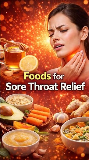 Best Foods for Sore Throat Relief Fast #SoreThroat #NaturalRemedies #HealthyEating