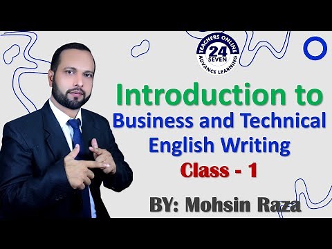 ENG201 Short Lecture - 01 | VU Short Lecture | Introduction to Business & Technical English Writing