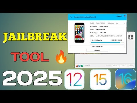 NEW 2025! FREE Jailbreak Tool for iPhone/iPad (iOS 12–18) – Bypass iCloud Lock ✅