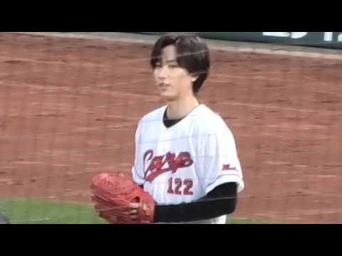 SnowMan阿部亮平さんが広島マツダスタジアムで始球式！見事なノーバウンド投球を披露 ！2026年3月27日