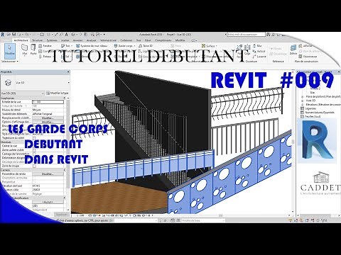 TOUT SAVOIR SUR LES GARDE CORPS DANS REVIT ARCHITECTURE (DEBUTANT à INTERMEDIAIRE) Tuto revit .