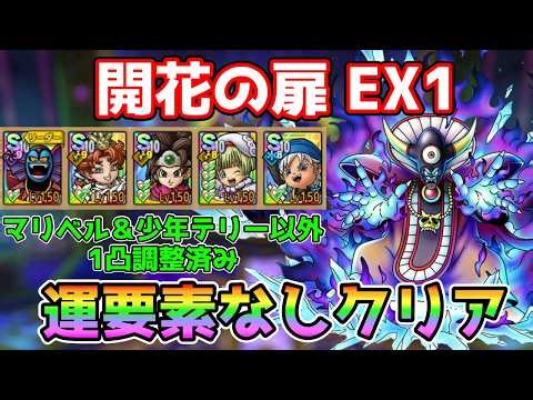 [DQ Tact] Introducing a team formation that can clear the Flowering Door EX1 without any luck [#D...