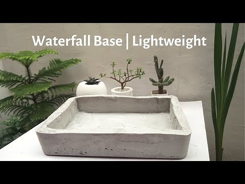 💖 How to Make a Concrete Water Fountain Base- 💖 DIY 💖 Setting up a New Fountain! 💦💙