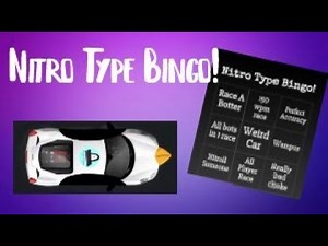 Nitro Type BINGO CHALLENGE!!!