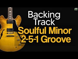 Smooth Jazz Guitar Backing Track | Minor 2-5-1 Groove Practice Jam