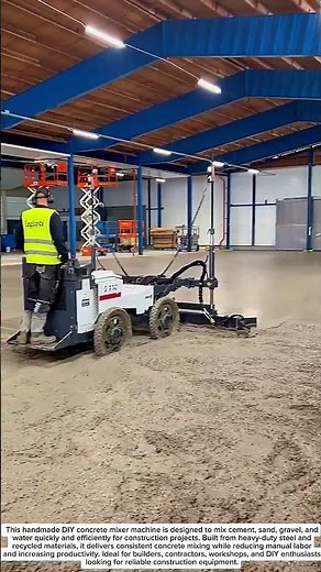 Amazing DIY Concrete Mixer Machine | Genius Fast Concrete Mixing System