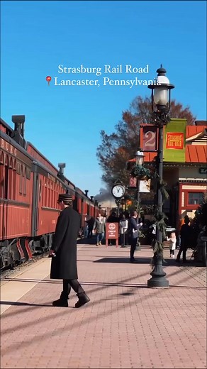 Hop on a Christmas train at Strasburg Rail Road for a magical holiday experience with your family. 📷: @nastasia_yakoub | Discover Lancaster