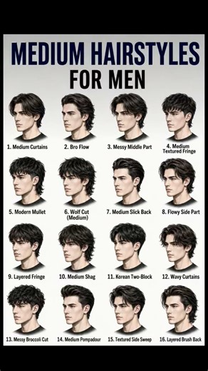 Best Medium Hairstyles for Men 2026 | #shorts #hairstyle