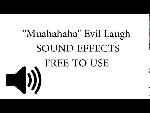 "Muahaha" Evil Laugh - SOUND EFFECT