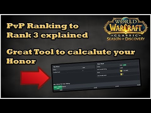 Guide to PvP Rank 3 in WoW Season of Discovery [Great Tool]