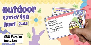 Outdoor Easter Egg Hunt Clues
