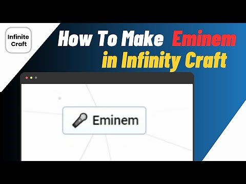 How To Make Eminem In Infinite Craft | Get Eminem In Infinite Craft