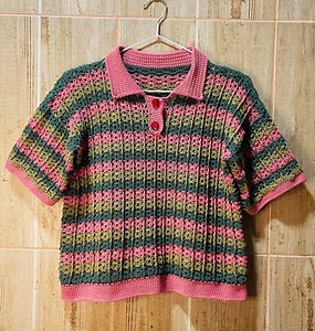 Periwinkle Crochet Polo Pattern: Beginner-friendly PDF With Photos - Etsy Australia