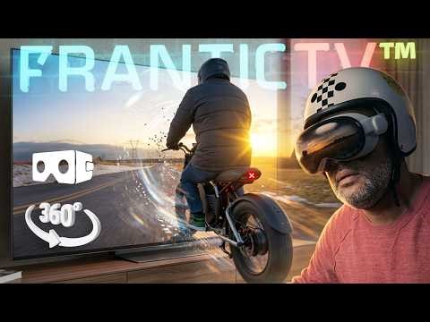 360° VR Video 4k | E-Bike Ride in Open Road