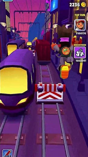 one run challenge for new frame 🪟#subwaysurfers #shorts