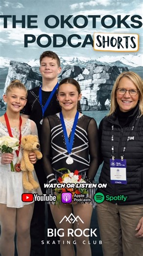Carlin Lutzer on Instagram: "Big dreams don’t need big cities. They need early mornings, steady coaches, and belief. In this Okotoks Shorts episode of The Okotoks Podcast, I sit down with three standout young athletes from the Big Rock Figure Skating Club—Londyn, Vlad, and Presley—as they prepare for the Alberta Winter Games and national competition in Halifax. They talk about before-the-sunrise practices, long drives for ice time, managing nerves, and what keeps them pushing when things get har