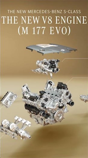Mercedes M 177 Evo V8 engine S-Class