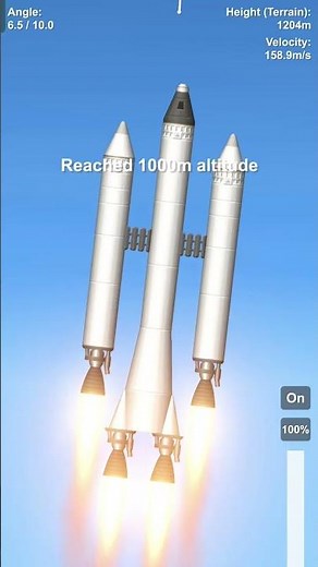 SFR rocket launcher #anime #lifeisbutadream #nature #spaceflightsimulator