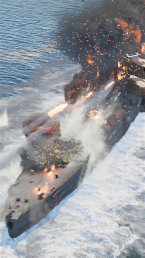 Strike Fighter Launches Massive Missile Barrage and Obliterates Enemy Warship! | Shadow Gaming