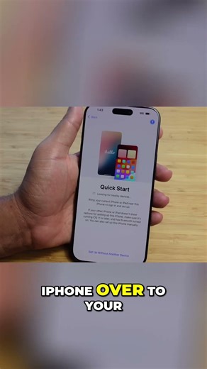 Easiest iPhone Setup Transfer Data Instantly!