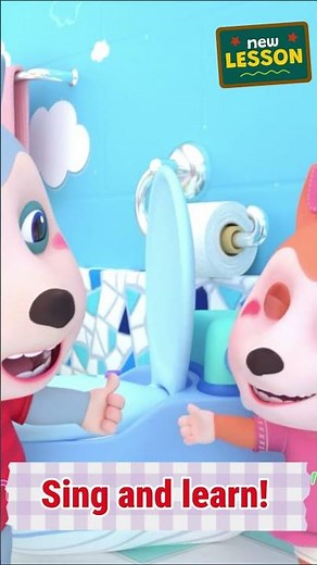 "Don’t Forget to Flush! Good Toilet Manners | Sing Along with Wolfoo 🎵👶