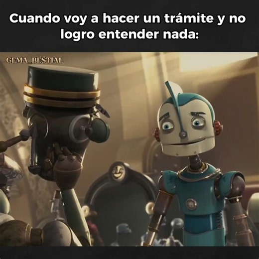 Nunca hablan fuerte #robots #películasanimadas #bluesky #peliculas #tramites #memes #humor