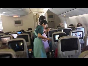 EVA Air, new Boeing 777-300ER, cabin tour