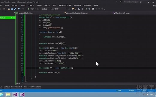 5.3 C# 的 Hashtable 和 Dictionary