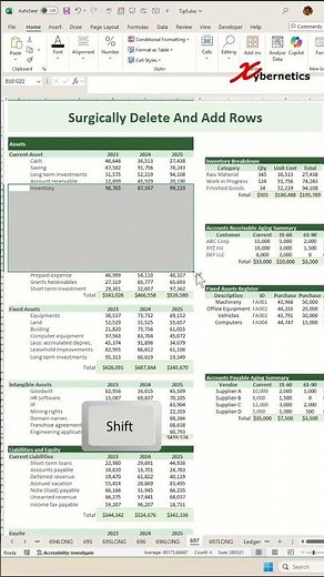 Add rows in Excel without affecting other cells - Excel Tips and Tricks