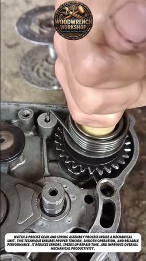 Precision Gear & Spring Assembly | Satisfying Mechanical Repair Process #usa #mechanic #tricks