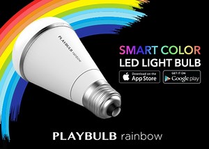 Playbulb Rainbow Smart Colour LED Light Bulb Supports Both iOS And Android (video)