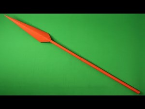 DIY - How to make a SPEAR using A4 Paper | Easy | Tutorial