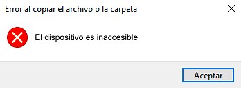 El dispositivo es inaccesible al pasar archivos de iPhone/Android - 8 Soluciones