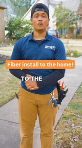 This is how a fiber internet installation works! #internet #fiber #install #internetprovider | Ezee Fiber