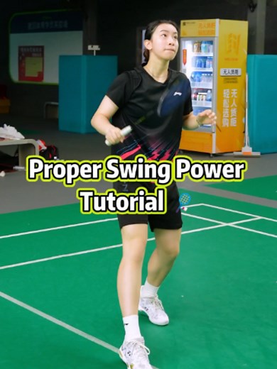 Proper Swing Power Tutorial for Badminton Smash