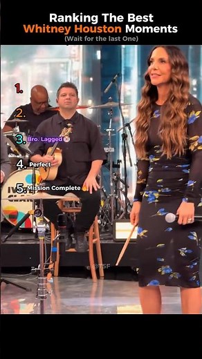 Ranking The Best Whitney Houston Moments Ever #shorts