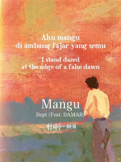 Dept - Mangu (Feat. DAMAR) Official Lyric Video #lyricvideo #OutNow #indie #indiemusic #indonesia