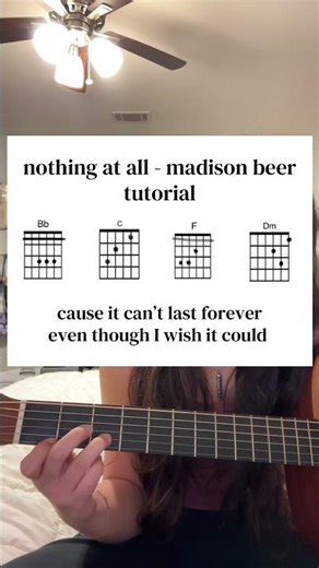 nothing at all - madison beer (guitar tutorial)